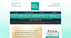 Desktop Screenshot of hepctrialslosangeles.com